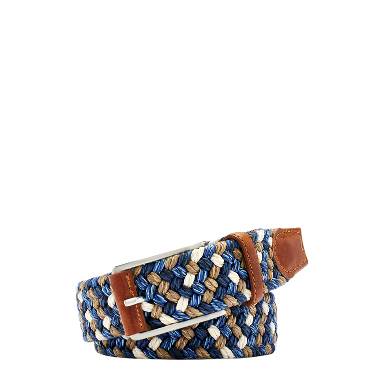 Peter Millar Cotton Mélange Braided Belt PGA TOUR Superstore